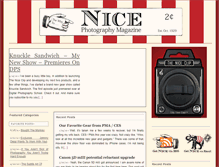 Tablet Screenshot of nicephotomag.com